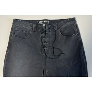 Idyllwind by M. Lambert Womens Flare Black Stretch Denim Jeans - Size 16 x 36